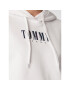 Tommy Jeans Mikina Essential Logo DW0DW14327 Bílá Relaxed Fit - Pepit.cz