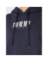 Tommy Jeans Mikina Essential Logo DW0DW14327 Tmavomodrá Relaxed Fit - Pepit.cz