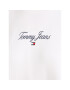 Tommy Jeans Mikina Essential Logo DW0DW16140 Bílá Relaxed Fit - Pepit.cz