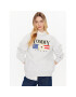 Tommy Jeans Mikina Luxe DW0DW14871 Šedá Regular Fit - Pepit.cz