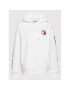 Tommy Jeans Mikina Peace Smiley DW0DW11466 Bílá Oversize - Pepit.cz