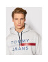 Tommy Jeans Mikina Reflective Flag DM0DM07410 Šedá Regular Fit - Pepit.cz