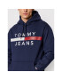 Tommy Jeans Mikina Reflective Flag DM0DM07410 Tmavomodrá Regular Fit - Pepit.cz