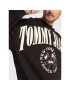 Tommy Jeans Mikina Skater Prep Logo Crew DM0DM15024 Černá Relaxed Fit - Pepit.cz