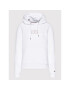 Tommy Jeans Mikina Small Outline Flag DW0DW12898 Bílá Regular Fit - Pepit.cz