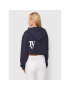 Tommy Jeans Mikina Super Crop Bold DW0DW13577 Tmavomodrá Relaxed Fit - Pepit.cz