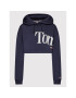 Tommy Jeans Mikina Super Crop Bold DW0DW13577 Tmavomodrá Relaxed Fit - Pepit.cz