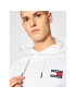 Tommy Jeans Mikina Tjm Badge Hoddie DM0DM06593 Bílá Regular Fit - Pepit.cz