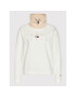 Tommy Jeans Mikina Tjw Bxy Logo 3 Funnel Neck DW0DW11191 Bílá Boxy Fit - Pepit.cz