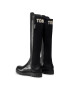 Tommy Jeans Mušketýrky Double Detail Long Boot EN0EN01084 Černá - Pepit.cz