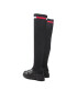 Tommy Jeans Mušketýrky Knit Overknee Boot EN0EN01830 Černá - Pepit.cz