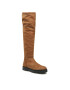 Tommy Jeans Mušketýrky Warmlined Long Boot EN0EN01994 Hnědá - Pepit.cz