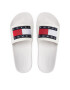 Tommy Jeans Nazouváky Flag Pool Slide EM0EM01021 Bílá - Pepit.cz