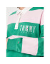 Tommy Jeans Polokošile Stripes Authtic DW0DW14519 Zelená Oversize - Pepit.cz