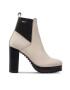 Tommy Jeans Polokozačky Essential High Heel Boot EN0EN02045 Béžová - Pepit.cz