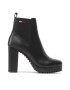 Tommy Jeans Polokozačky Essential High Heel Boot EN0EN02045 Černá - Pepit.cz