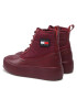 Tommy Jeans Polokozačky Fashion Boot EN0EN01912 Bordó - Pepit.cz