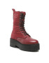 Tommy Jeans Polokozačky Flatform Padded Boot EN0EN02006 Bordó - Pepit.cz