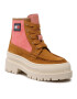 Tommy Jeans Polokozačky Foxing Lace Up Boot EN0EN01915 Hnědá - Pepit.cz