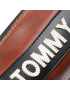 Tommy Jeans Polokozačky Pin Logo Heeled Chelsea Boot EN0EN00686 Hnědá - Pepit.cz