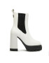 Tommy Jeans Polokozačky Tjw High Heel Chelsea EN0EN02306 Bílá - Pepit.cz