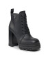 Tommy Jeans Polokozačky Tjw High Heel Lace Up Boot EN0EN02408 Černá - Pepit.cz