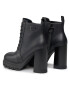 Tommy Jeans Polokozačky Tjw High Heel Lace Up Boot EN0EN02408 Černá - Pepit.cz