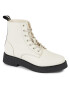 Tommy Jeans Polokozačky Tjw Lace Up Flat Boot EN0EN02310 Bílá - Pepit.cz