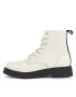 Tommy Jeans Polokozačky Tjw Lace Up Flat Boot EN0EN02310 Bílá - Pepit.cz