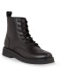 Tommy Jeans Polokozačky Tjw Lace Up Flat Boot EN0EN02310 Černá - Pepit.cz