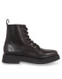 Tommy Jeans Polokozačky Tjw Lace Up Flat Boot EN0EN02310 Černá - Pepit.cz