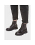 Tommy Jeans Polokozačky Tjw Lace Up Flat Boot EN0EN02310 Černá - Pepit.cz