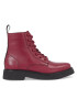 Tommy Jeans Polokozačky Tjw Lace Up Flat Boot EN0EN02310 Červená - Pepit.cz