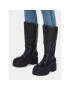 Tommy Jeans Kozačky Tjw Long Shaft Biker Boot EN0EN02376 Černá - Pepit.cz