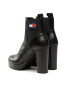 Tommy Jeans Polokozačky Tjw New Ess High Heel Boot EN0EN02439 Černá - Pepit.cz