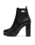 Tommy Jeans Polokozačky Tjw New Ess High Heel Boot EN0EN02439 Černá - Pepit.cz