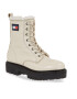 Tommy Jeans Polokozačky Tjw Urban Boot Tumbled Ltr Wl EN0EN02317 Béžová - Pepit.cz