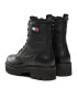 Tommy Jeans Polokozačky Tjw Urban Boot Tumbled Ltr Wl EN0EN02317 Černá - Pepit.cz