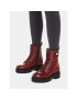 Tommy Jeans Polokozačky Tjw Urban Boot Tumbled Ltr Wl EN0EN02317 Červená - Pepit.cz