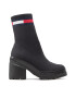 Tommy Jeans Polokozačky Water Resistent Knitted Boot EN0EN01914 Černá - Pepit.cz