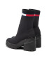 Tommy Jeans Polokozačky Water Resistent Knitted Boot EN0EN01914 Černá - Pepit.cz