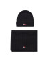 Tommy Jeans Sada čepice a šál TJM Scarf And Beanie Gp AM0AM08344 Černá - Pepit.cz