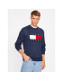 Tommy Jeans Svetr Flag DM0DM17762 Tmavomodrá Relaxed Fit - Pepit.cz