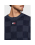 Tommy Jeans Svetr Skater Checkerboard DM0DM15069 Tmavomodrá Relaxed Fit - Pepit.cz