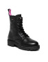 Tommy Jeans Turistická obuv Leather Lace Up Boot EN0EN01543 Černá - Pepit.cz