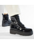 Tommy Jeans Turistická obuv Patent Lace Up Boot EN0EN01151 Černá - Pepit.cz