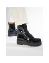 Tommy Jeans Turistická obuv Patent Lace Up Boot EN0EN01151 Černá - Pepit.cz