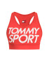 Tommy Sport Podprsenkový top Sports Bra Logo S10S100344 Červená - Pepit.cz