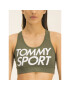 Tommy Sport Podprsenkový top Sports Bra Logo S10S100344 Zelená - Pepit.cz