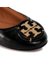 Tory Burch Baleríny Minnie Ballet With Multi Logo 74062 Černá - Pepit.cz